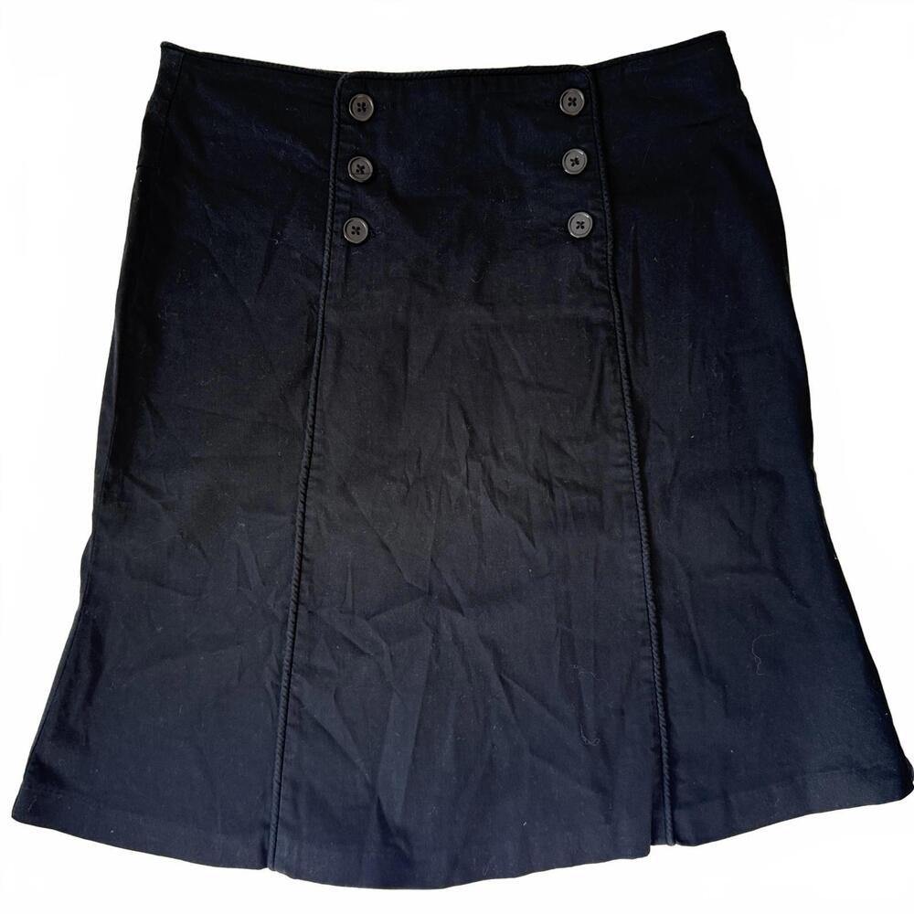 Anthropologie Black Mini Skirt